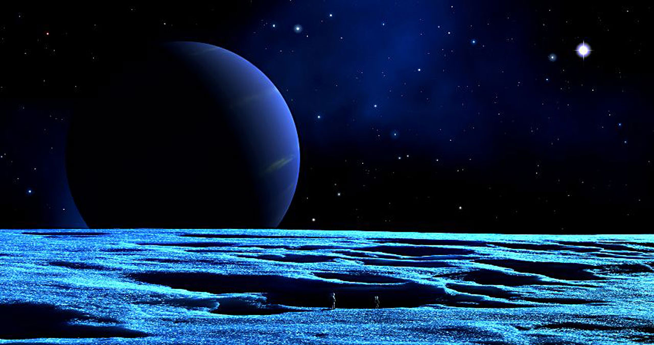 Neptune Surface Map Neptune Surface Map