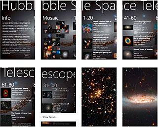 Hubble Space Telescope for Windows Phone