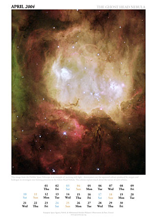 April 2004 - The Ghost Head Nebula