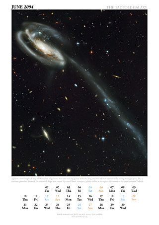June 2004 - The Tadpole galaxy