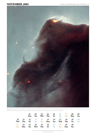 November 2004 - The Horsehead nebula