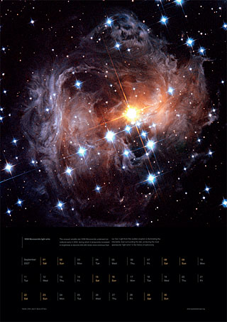 September 2007 - V838 Monocerotis light echo