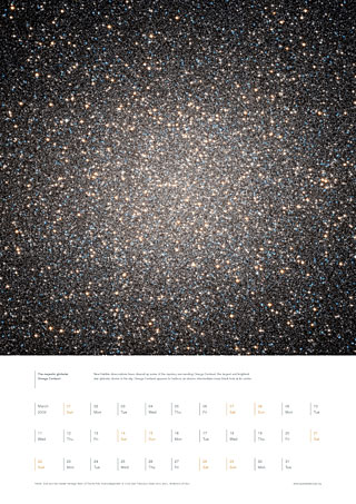 March 2009 - The majestic globular Omega Centauri