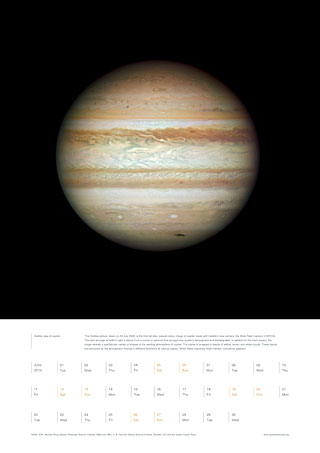 June 2010 - Hubble view of Jupiter