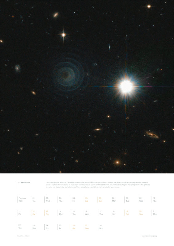 February 2011 – A Celestial Spiral
