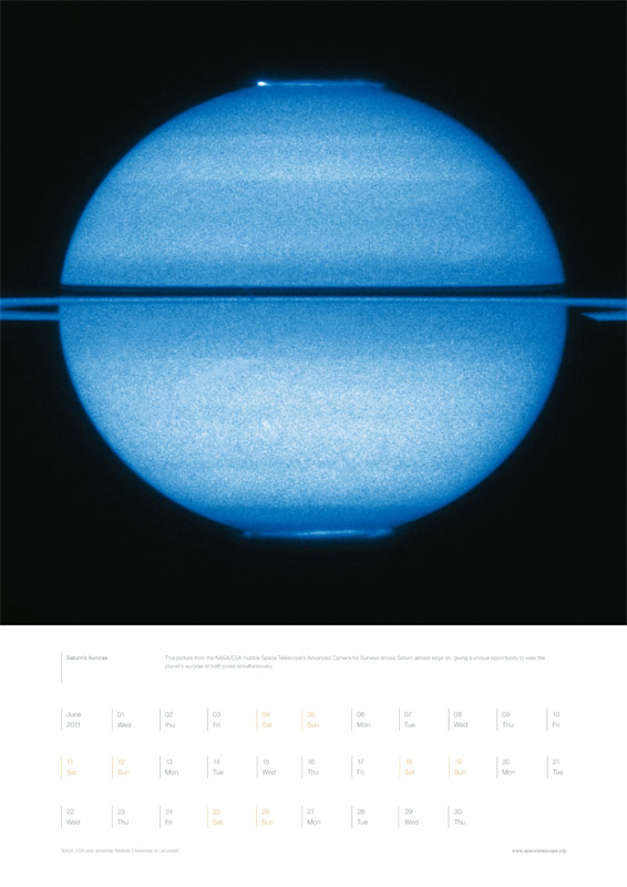 June 2011 – Saturn’s Aurorae
