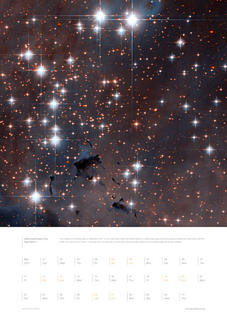 May 2012 - Stellar powerhouses in the Eagle Nebula