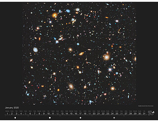 January - Hubble's Colourful View of the Universe