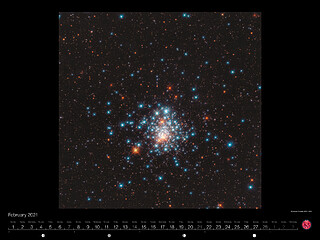 February - Globular Cluster NGC 1805