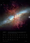 February 2007 - The magnificent starburst galaxy Messier 82