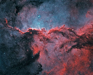 Bicolour image of the NGC 6188