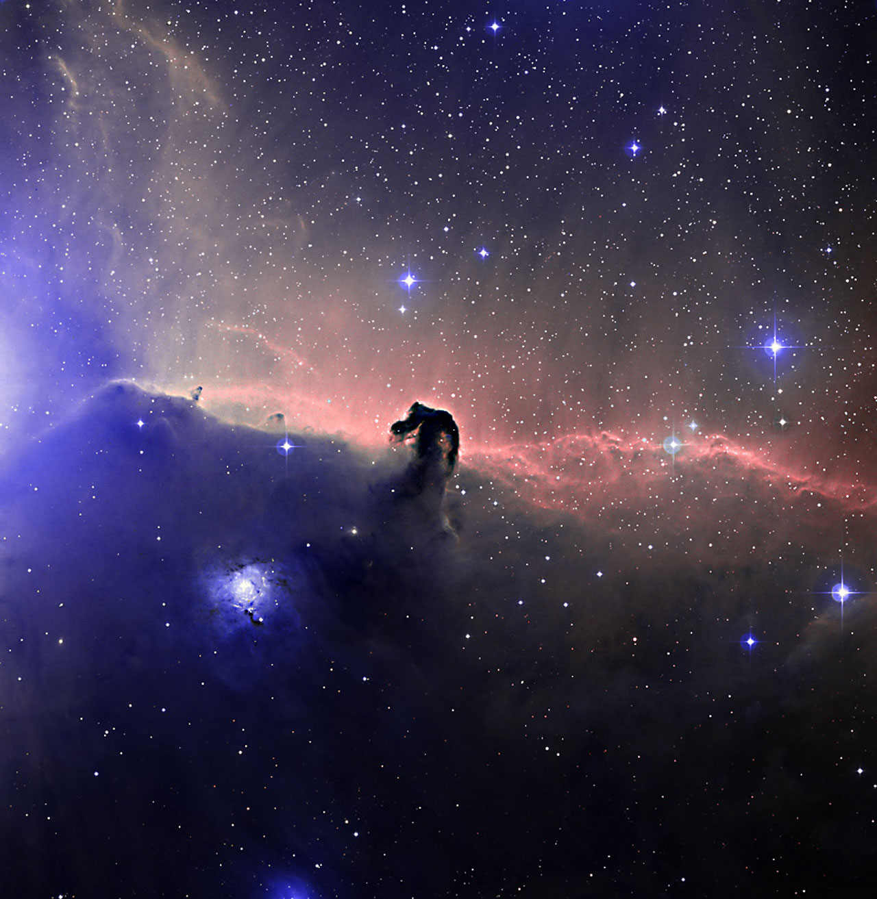 Animated Hubble Telescope Horsehead Nebula