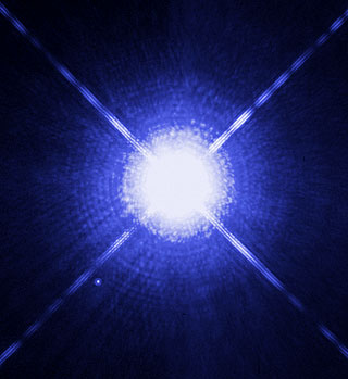 The Dog Star, Sirius A, and its tiny companion | ESA/Hubble