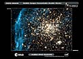 Hubble images remarkable double cluster