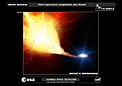 Supernova 1993J exploding (artist's impression)