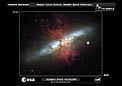 The magnificent starburst galaxy Messier 82