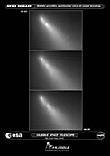 Spectacular view of ongoing comet breakup