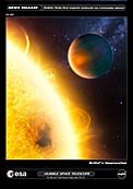 Artist's impression of the extrasolar planet HD 189733b