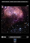 Hubble view of the huge star formation region N11 in the Large Magellanic Cloud