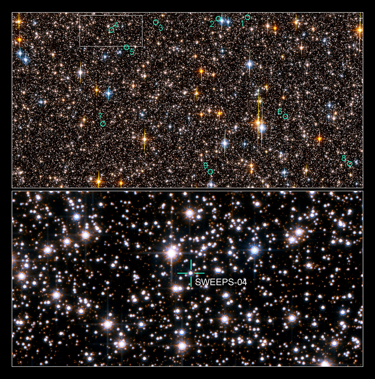 Campo completo SWEEPS Hubble