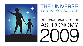 International Year of Astronomy 2009 Logo (horizontal)