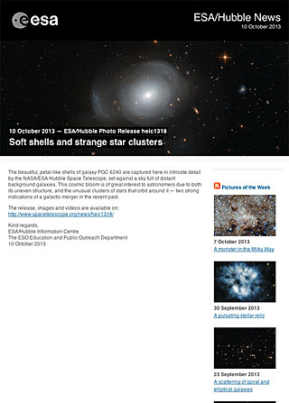 ESA/Hubble Photo Release heic1318 - Soft shells and strange star clusters