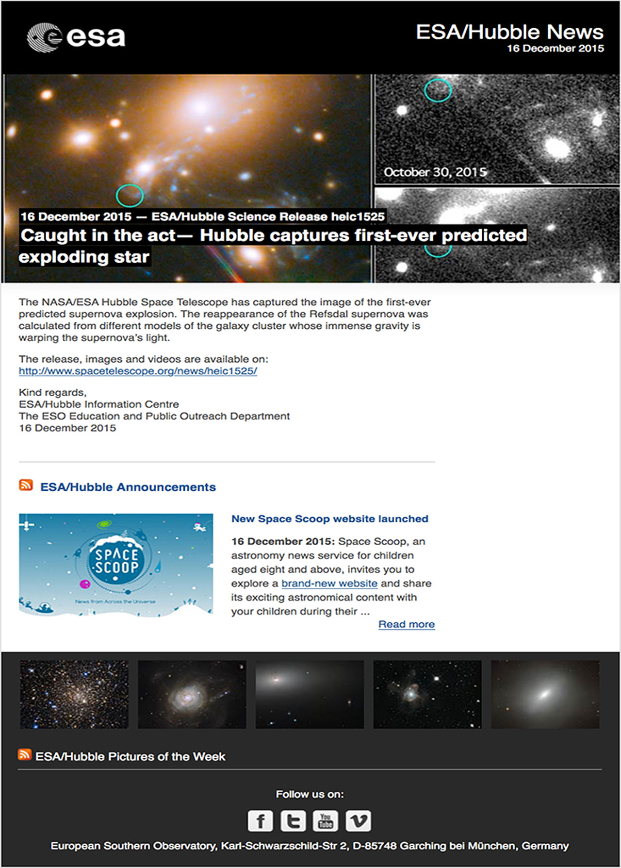 Esa Hubble Hubblesite.org