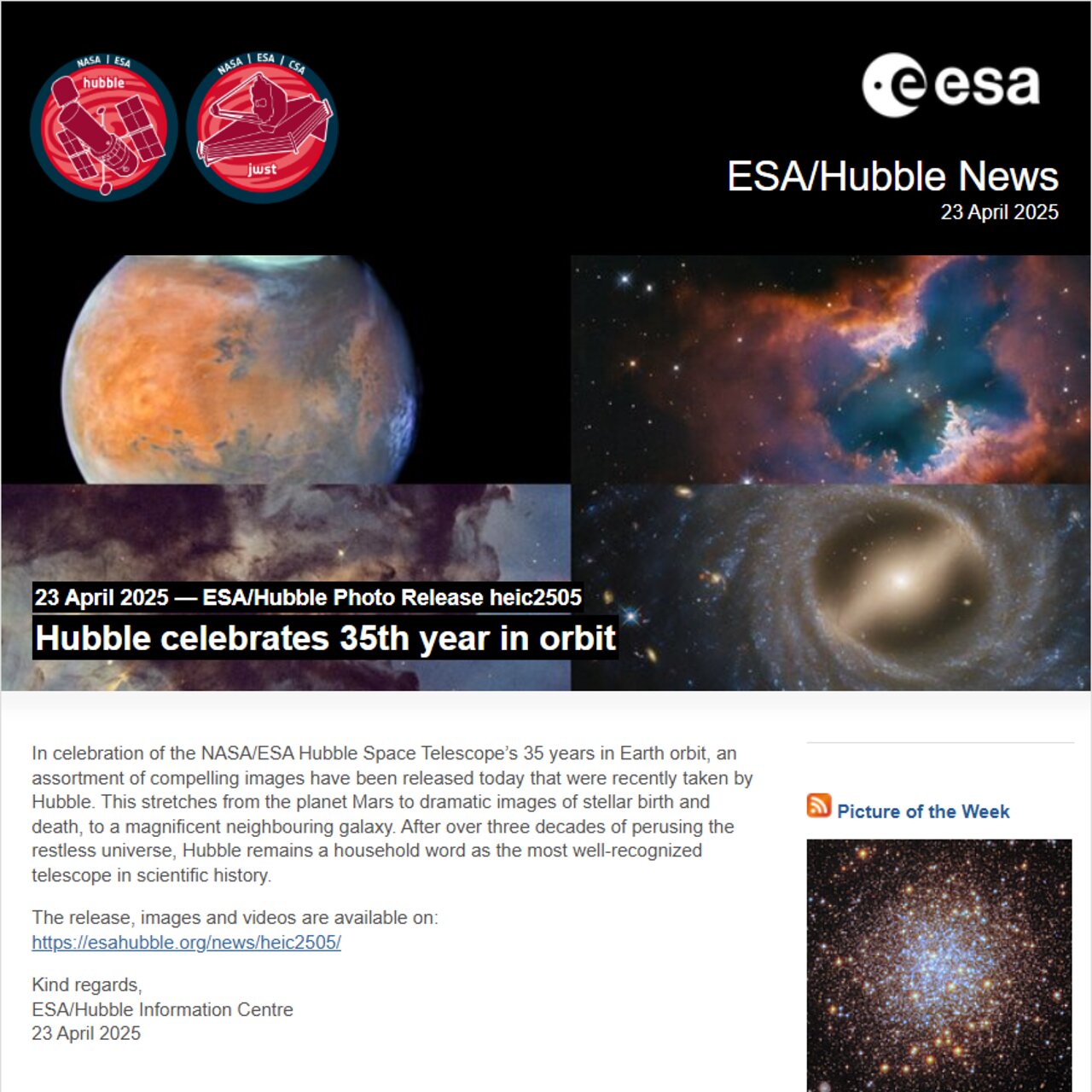 Esa Hubble ESA/Hubble
