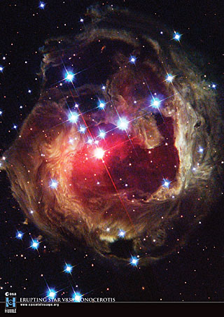 Postcard04: Erupting Star V838 Monocerotis