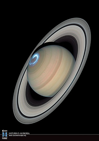 Postcard08: Saturn's Aurora