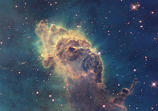 Postcard14: Detail in the Carina Nebula