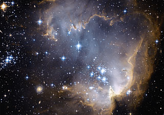 Postcard19: N90 nebula