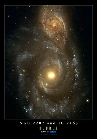 NGC 220, Colliding Galaxies