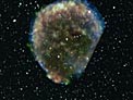 Zooming on the area of Tycho's Supernova