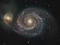 Zooming on the Whirlpool Galaxy