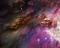 Panning on the Orion Nebula