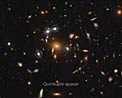 Quintuple quasar galaxy cluster (annotated)