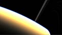 Animation of sunrise over Saturn