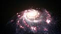 Animation of a starburst galaxy (artist’s impression)