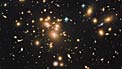 Pan across galaxy cluster Abell 1689