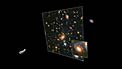 Animation showing how Hubble spotted four images of the same supernova