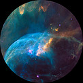 Bubble Nebula for fulldome