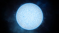 The blue supergiant star LS1 (artist’s impression)