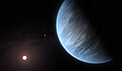 Animation of Exoplanet K2-18b (Artist’s Impression)