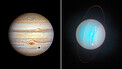 Hubble’s new views of Jupiter and Uranus