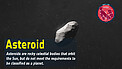 Word Bank: Asteroid