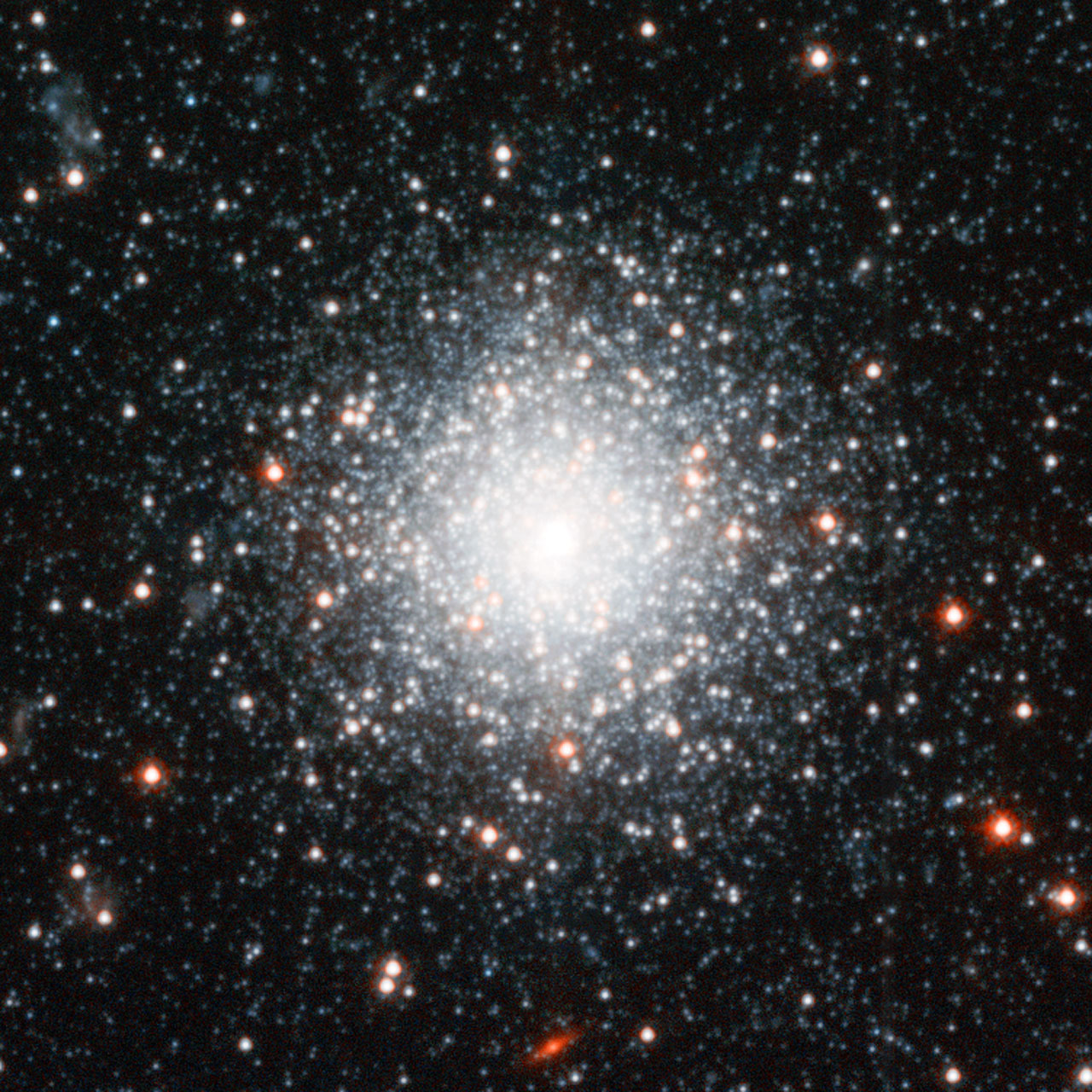 Star cluster in Andromeda's halo
