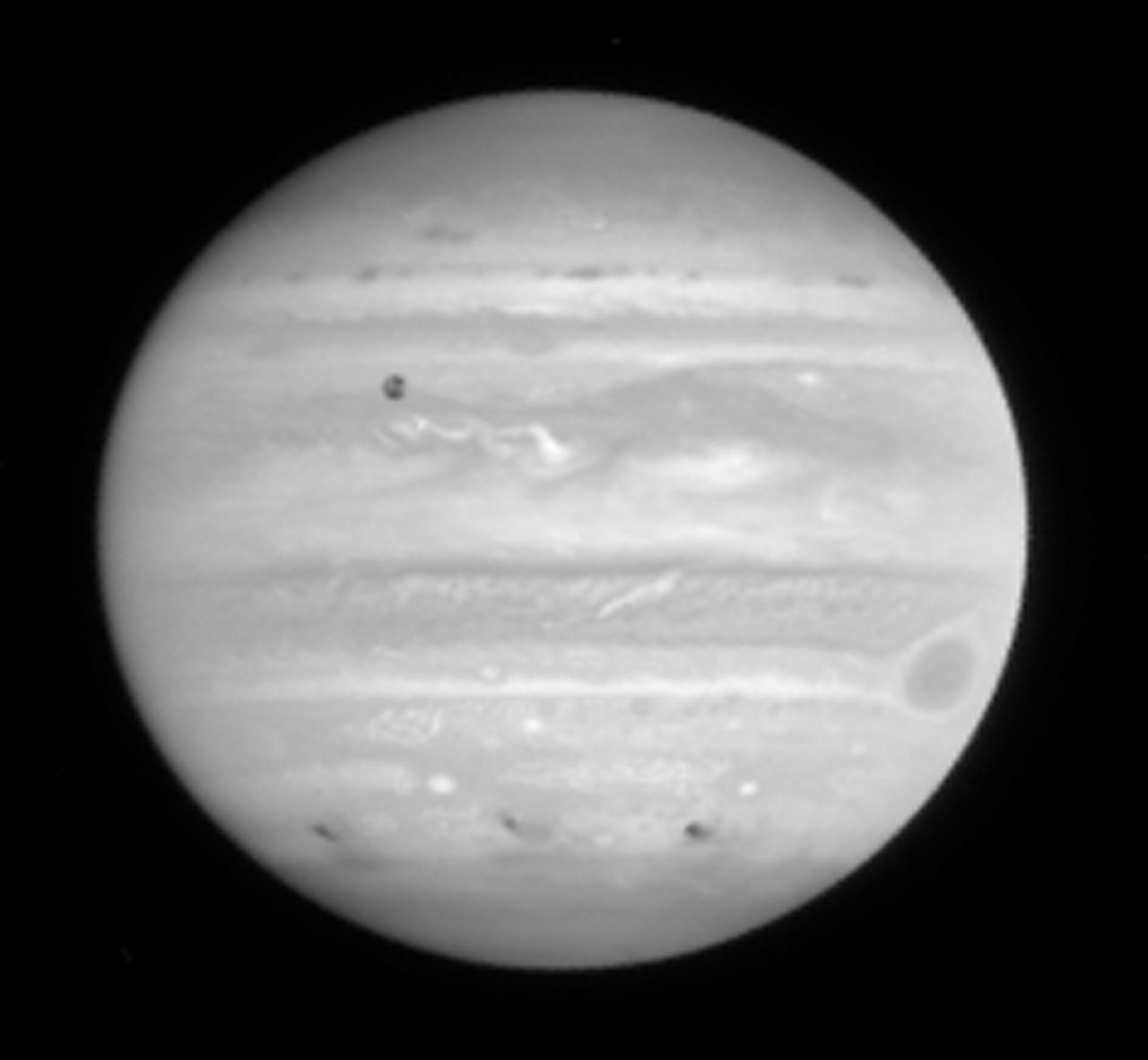 Shoemaker-Levy 9 hits Jupiter